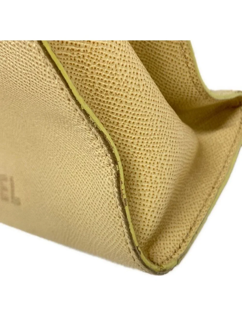 Chanel Tote Bag Beige Gold Logo